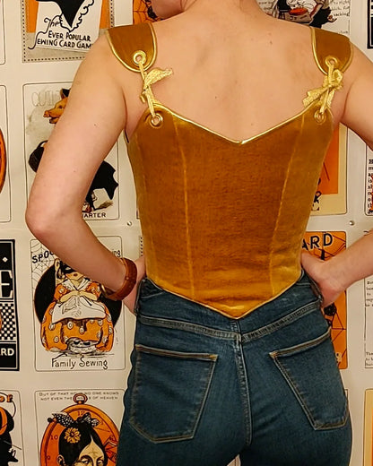 Red/Gold 4-Way Reversible corset